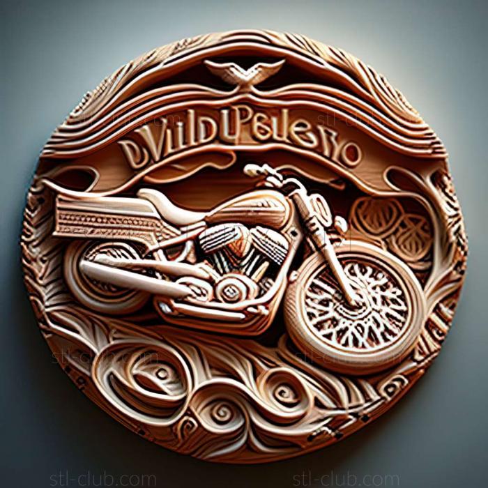 3D мадэль Harley Davidson SuperLow (STL)